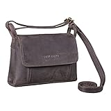 AUF JEDES ERLEBNIS VORBEREITET: Mit dieser Vintage Echtleder Damentasche ist das ganz einfach: Sichere Reißverschluss- und Magnetschließen und die praktische Aufteilung sorgen dafür, dass Sie Ihre Wertsachen nicht aus den Augen verlieren! So sind Sie nicht nur modebewusst, sondern auch bestens organisiert unterwegs!