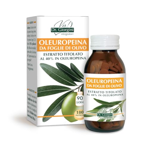 OLEUROPEINA DA FOGLIE DI ULIVO pastiglie - 90 g (estratto di foglie di olivo titolato al 40% in oleuropeina)