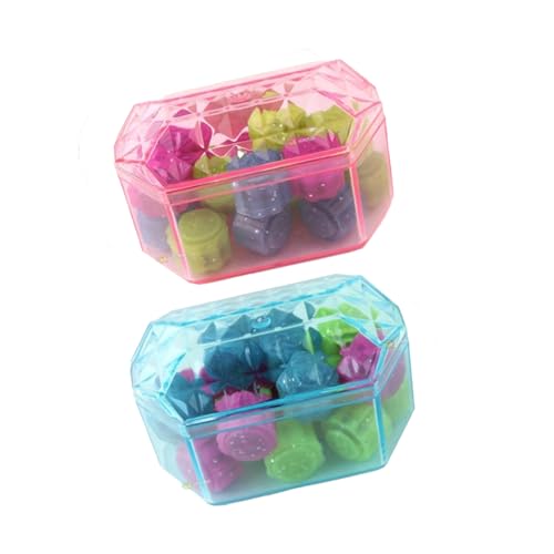 caincosmetic Korean Traditional Jacks Stone Gonggi Konggi Play Game Set - Set of 2, Random Colors, 15 Pieces per Box