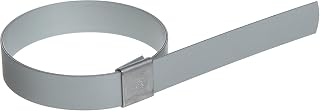 CP1099 5/8" Wide x 0.025" Thick 2-1/2" Diameter, Galvanized Carbon Steel Center Punch Clamp (50 Per Box)
