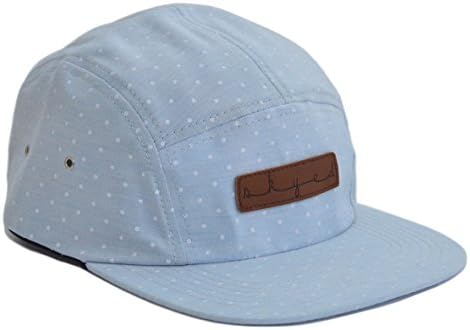 5 panel hat leather strap Clearance