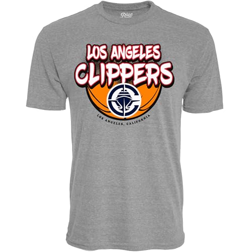 Los Angeles Clippers NBA Officially Licensed Tri-Blend T-Shirt Heather Gray, Small