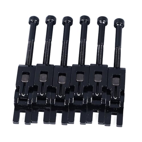 Selas Tremolo para Guitarra Elétrica, Instalação Simples, 6 Peças de Selim de Ponte de Rolo, Ajuste