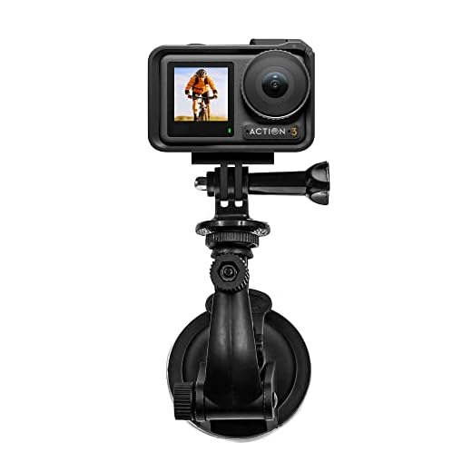 STARTRC OSMO Pocket Suction Cup Mount, Full Rotation Car Windshield Window Mount for DJI OSMO Pocket/OSMO Action Camera Accessories