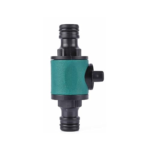 Yulaiyoen Hose Quick Connector,4 Pcs Hose Quick Connector Plastic Leakage Proof Dual Nipple Head Hose Connector Garden Hose Adapter For Irrigation System Hose Shut Off Valve #TOP4