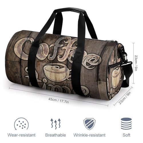 Sac de voyage Pause Café format compact duffel bag 45cm ultra polyvalent