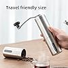 Manual Coffee Grinder, Multi Adjustable Settings, Portable Hand Coffee Grinder with Ceramic Burr & Detachable Hand Crank for Travel, Camping, Office, Espresso, Pour-Over and More