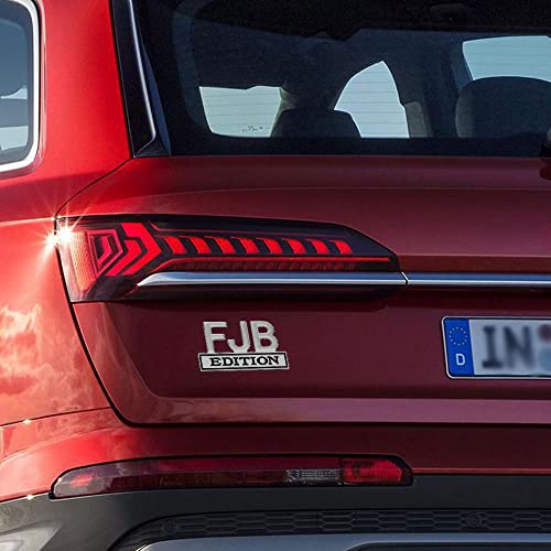 Fjb Edition Car Emblem, 3D Letters Fjb Car Edition Emblem, Car Decal 3D Raised Letters Bumper Sticker, 3D Decals Tailgate Insert Letters Alloy Car Truck Accessories Badge Fit For Cars Bumper Window #TOP6