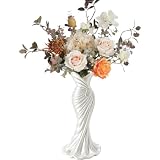 Vase élégant en forme de robe | Sculpture moderne en forme de robe | Vase esthétique | Pour la maison, table, étagère, bibliothèque, cheminée, entrée, salon, salle à manger, chambre à coucher, bureau