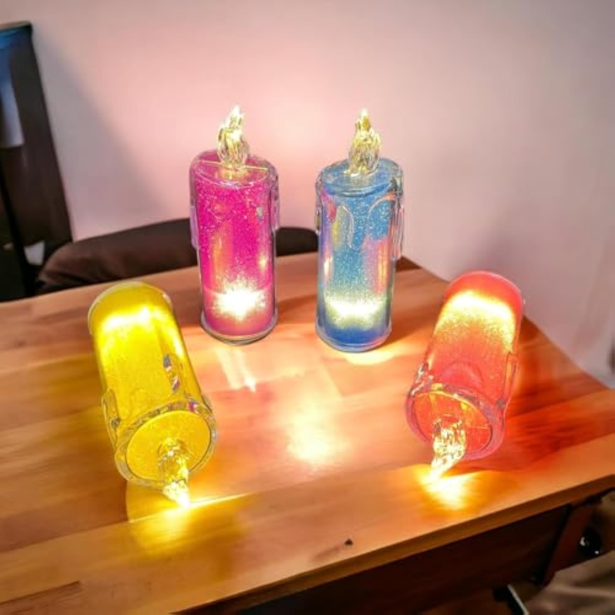 Flameless LED Candles Combo Set, Decorative Gift