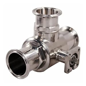 MGRAS 38 51 Pneumatisches Drei-Wege-Kugelhahn