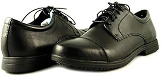 Laforst Peter Mens Slip Resistant Leather Dress Shoe Wide 10 Black