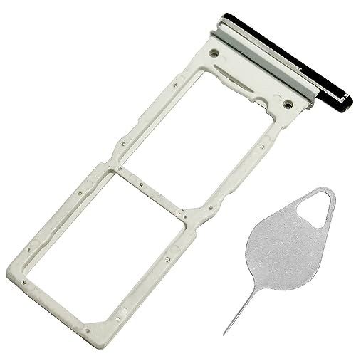 Galaxy Z Fold 5 SIM Card Tray Dual Replacement Fold 5 5G Sim Card Slot Holder for Samsung Galaxy Z Fold5 7.6" F946 SM-F946U Sim Card Tray Repair Part with Opening Eject Pin Needle (Phantom Black)