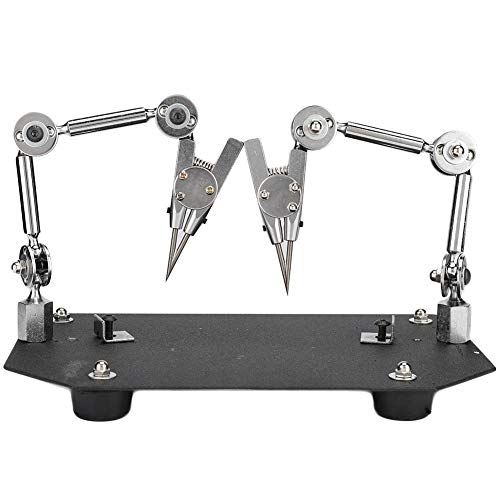 Haofy Helping Hands Soldering Station, Auxiliary Work Clip Jewelry Welding Fixture Table Clamp, Soldering Stand with Dual Clips for Welding, Jewelry by Haofy - Image 6