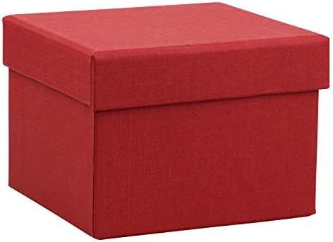Noble Ring Box with Light - Unique LED Engagement Ring Box for Proposal Ring or Special Occasions (Red)
