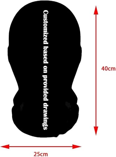 Personalized 3D Printed Face Mask - Custom Lifelike Replica & Reusable Mesh Face Covering | Halloween Novelty Hood, Prank Masks, Outdoor Personalized Cover, Unique Gift,One Size - Image 5
