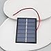 Briny River 2Pcs 0.3W 3V Polycrystalline Silicon Solar Panel 65 * 48mm for Cameras Toys Electronic Sevices with 15cm Cable