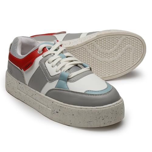 Image of SOLETHREADS Rogue Sneakers for Women |Retro Design|Comfortable|Chunky Streetwear Fashion Shoes| Stylish| Anti-Skid|Tendy|Running|Workout|Walking Shoes Women