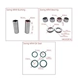 Dirt Bike Swing Arm Complete Repair Kit With Oil Seals Bushing And Needle Bearing Compatible With YZ250F YZ450F YZ450FX WR250F 450F(OIL SEAL) - Image 2