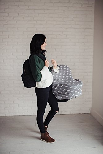 Image of Copper Pearl Nursing Cover for Breastfeeding - Multi-Use Baby Car Seat Cover, Stroller Cover & Breast Feeding Cover Up for Women, Stretchy Breathable High Quality Cover for Boy or Girl, Scout