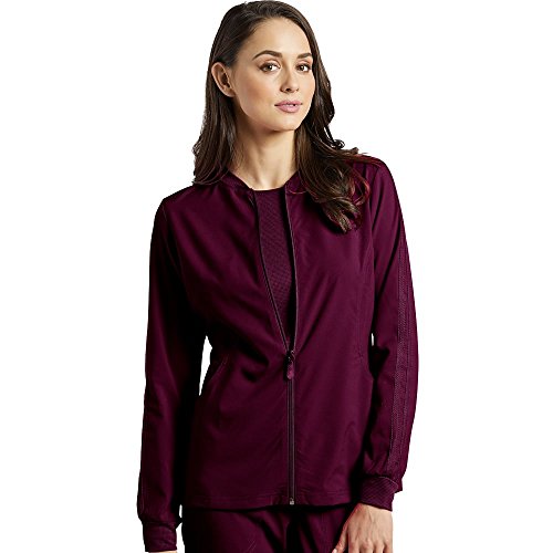 White Cross Fit Women's 957 Front Zip Jacket-Wine-Xxx-Large #TOP18