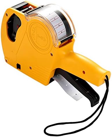 Swift Price Gun Kit with 5000 Labels and Spare Ink M8-22 Yellow