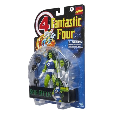 Marvel Legends Series She-Hulk, Fantastic Four Action Figure, Multicolored, 6 inches - Image 3