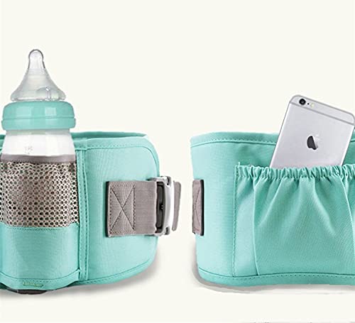 Bolsa Canguru Ergonômico Bebê Azul Mamãe 12 Posições 3 Em 1 (Verde)