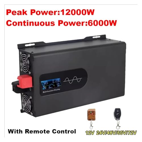 Onduleur solaire pure sinus contre les tensions instables 24V 110V - 2