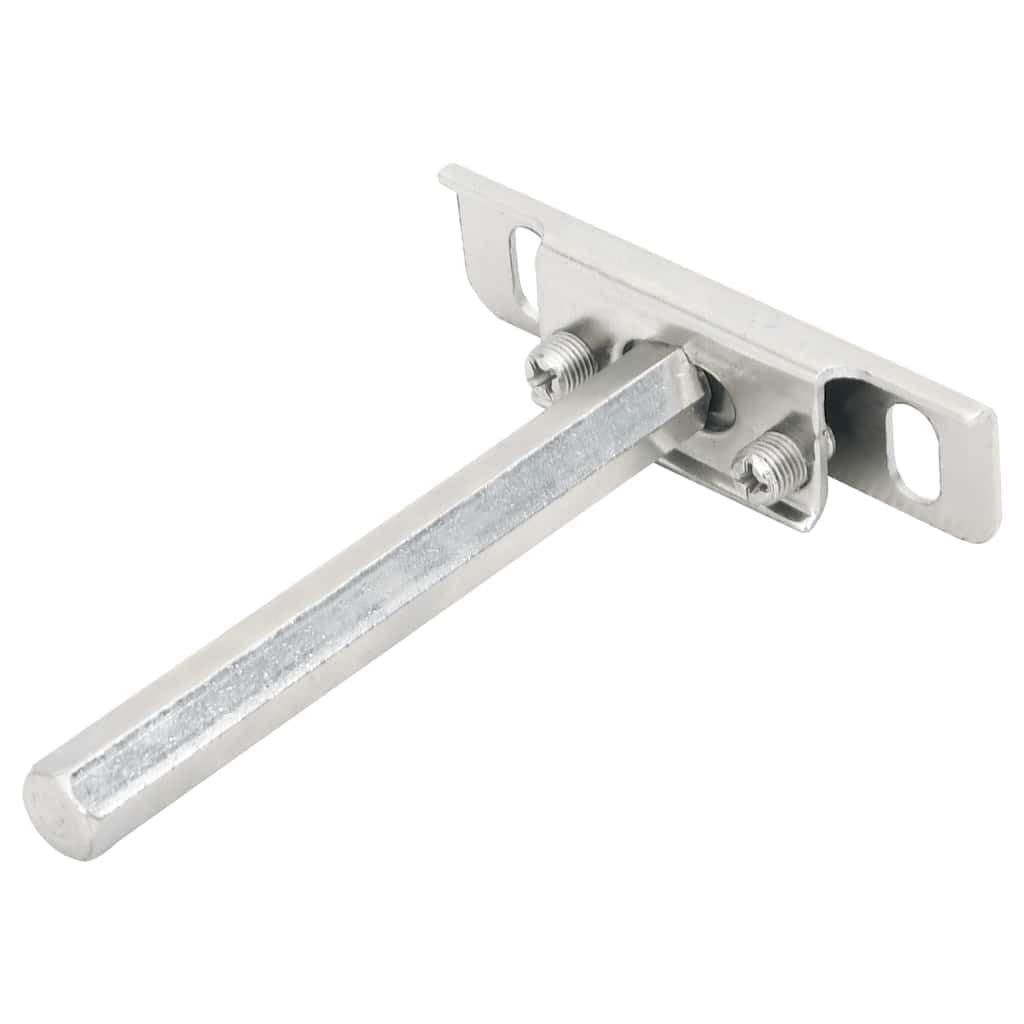 Soporte flotante para estanterías, 12 unidades, diámetro 12 x 100 mm, acero al carbono niquelado, soporte de pared estable para estantería de madera, carga pesada, montaje interior y exterior