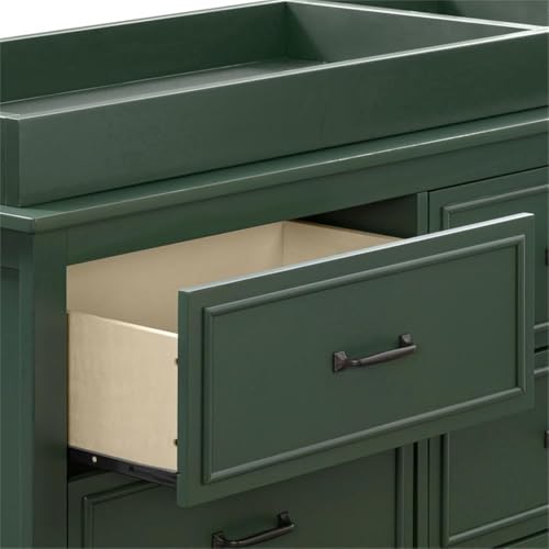 Image of Davinci Charlie 6-Drawer Double Dresser in Forest Green, GREENGUARD Gold Certified