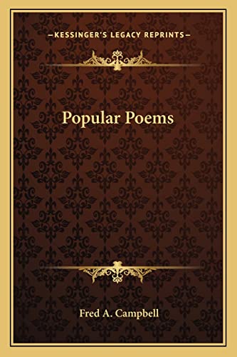 Popular Poems