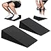 Xoeryoy 1 Pair Squat Wedge Block 13x6x3.5 Inch EVA Supportive Workout Yoga Block for Fitness, Pushup, Weightlifting, Foot Stretching