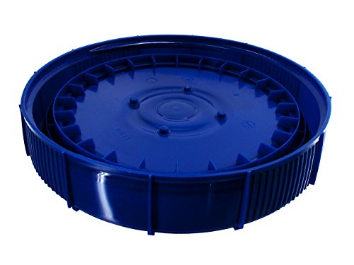 Screw Top Bucket - 5 Gallon With Blue Lid; Heavy Duty 90 Mil #TOP3