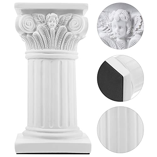 Nuobesty Roman Pillar Greek Column Statue Resin Stand Greek Column Resin Statue Figurine Sculpture Sand Table Game Decor For Indoor Outdoor Home Garden Decoration #TOP2