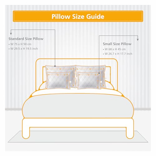 Image of maspar Lamis Medium Firm Everyday Pillow White 50X75 CM