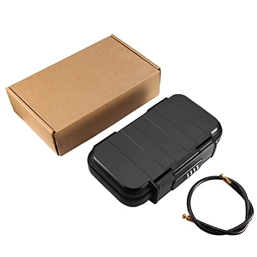 AMIR Cofre portátil, combinação de caixa de segurança com código, mini cofre de viagem anti-roubo à