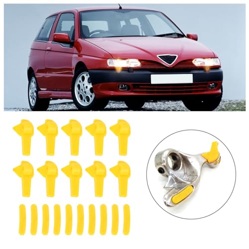 Image of 20 Pack Tire Changer Duck Head Inserts, ABS Mount Demount Rim Protector Pads for Compatible Tire Machine Duckheads, Replacement Tyre Changer Accessories