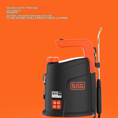 Pulvérisateur Electrique Batterie Lithium 3 7 V / 2 6 Ah Pulvérisateur Jardin Végétaux + Lance Télescopique +Decker - vue 9