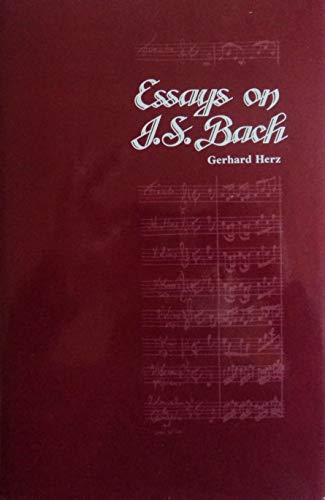 Essays on J.S. Bach (Studies in musicology) 0835714756 Book Cover