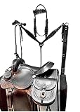 HORSE SADDLERY IMPEX Classic Quality Handmade Premium Leather Western Barrel Racing Trail Equestrian
