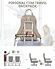 LOVEVOOK Backpack Womens, Waterproof 15.6 inch Laptop Rucksack Bag for Women with Anti-theft Zipper & USB Port, Large Ladies Backpacks Cabin Back Pack Womans for Travel Work School College,Beige #2