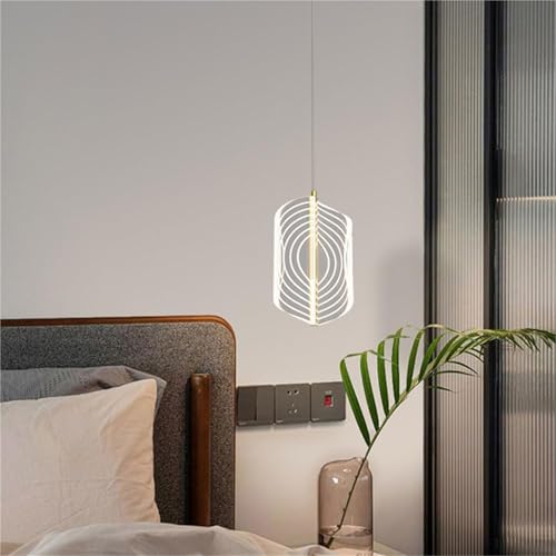 Luminaire suspendu LED doré 12W lustre variable salon cuisine