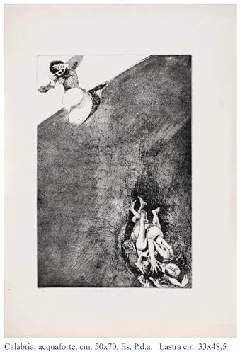 CBAM Calabre gravure originale : Impression d'art moderne et décoration murale 50x70