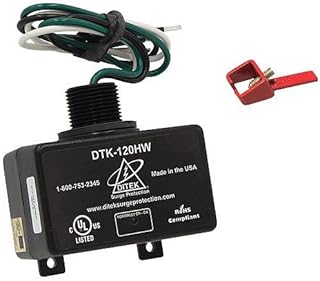 DITEK DTK-120HWLOK 20A Parallel Protector UL1449 Listed W/Lockout KIT, 120VAC