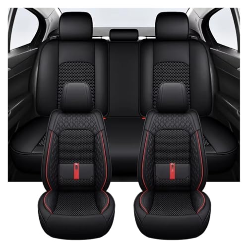 XARNUH Fundas para Asientos De Coche Protectores para Delanteros para Seat para Ibiza Protector Asiento(Black 5 PCS)