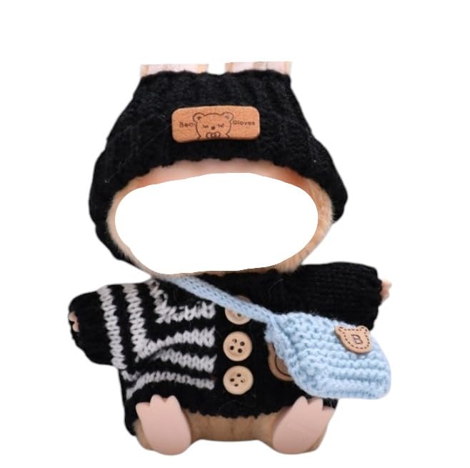 Amazon.co.jp: ラブブ 服 ニット帽 セーター バッグ (カラー3) : おもちゃ