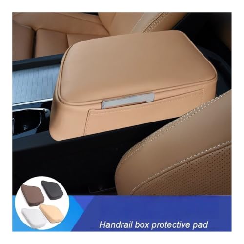 Almohadilla de reposabrazos para Volvo XC60 y XC90 en cuero protector elegante 2