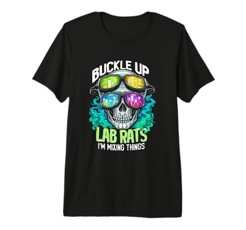 Buckle UP LAB Rats I'm Mixing Things Edgy Science Humor Premium Tri-Blend T-Shirt