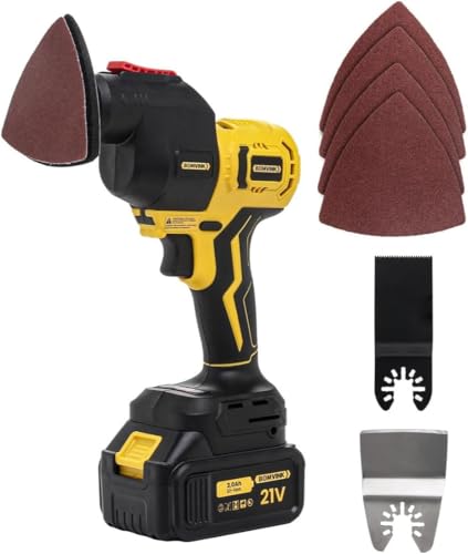 Kit de ferramentas 6 em 1 multifuncional Portátil com 2 baterias 21V Furadeira e Parafusadeira chave